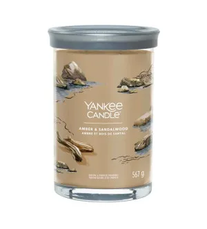 Yankee Candle Amber & Sandalwood signature tumbler grande 567g