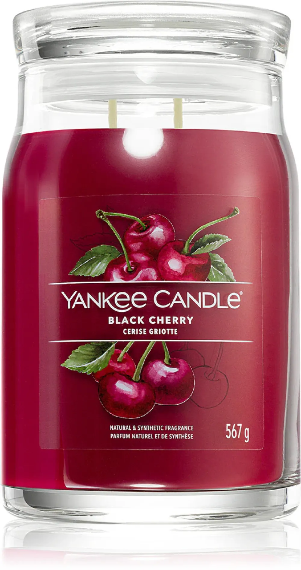 Black Cherry signature vela grande 567 g