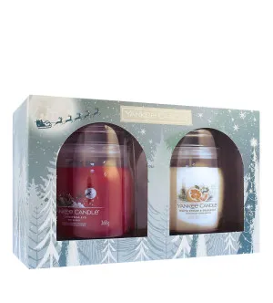 Yankee Candle Bright Lights set de regalo signature vela mediana 2 x 368 g