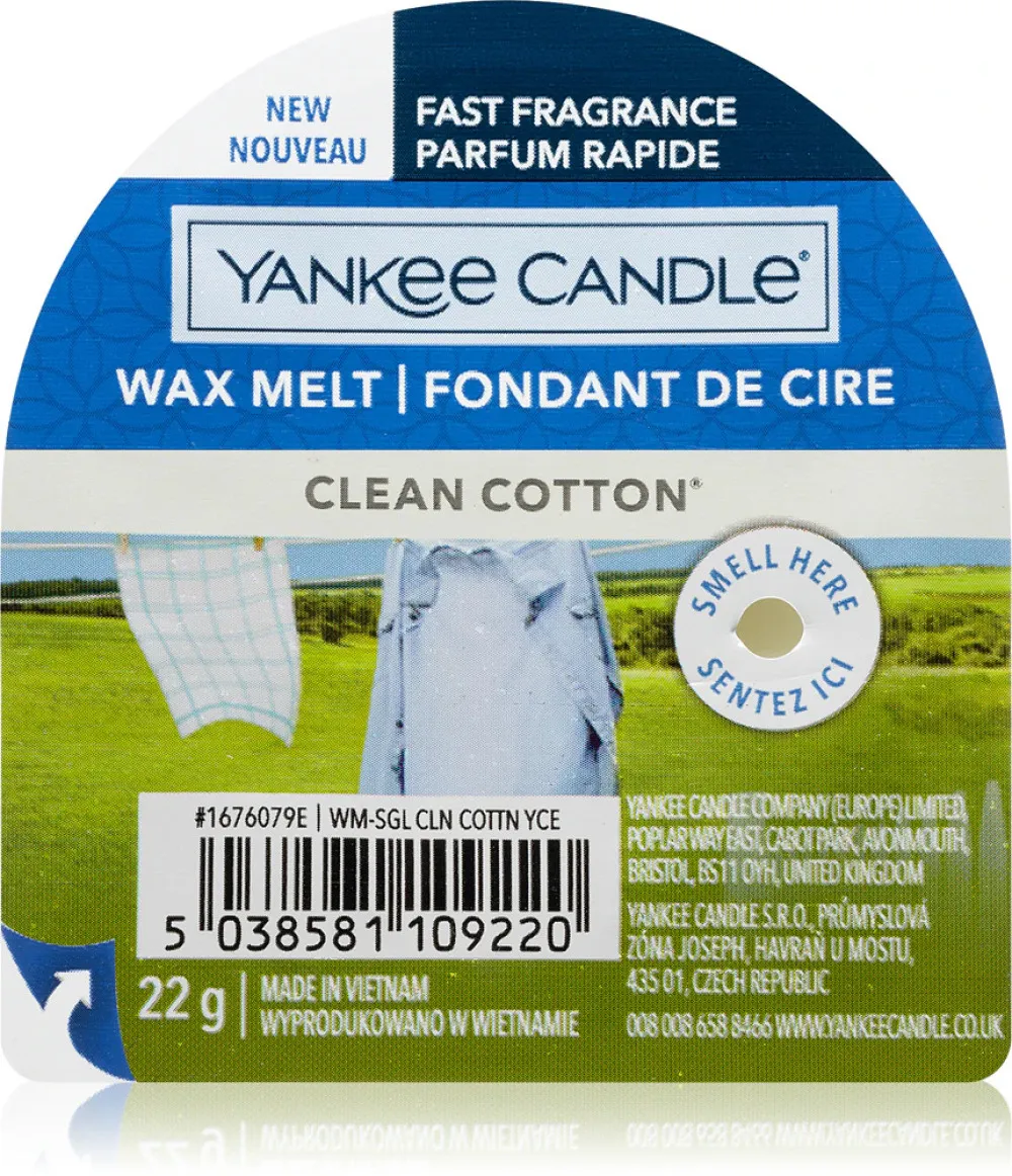 Clean Cotton cera perfumada 22 g