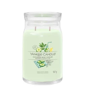 Yankee Candle Cucumber Mint Cooler signature vela grande 567 g