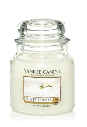 Yankee Candle Fluffy Towels vela perfumada 411 g