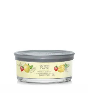 Yankee Candle Iced Berry Lemonade signature tumbler 5 mechas 340 g