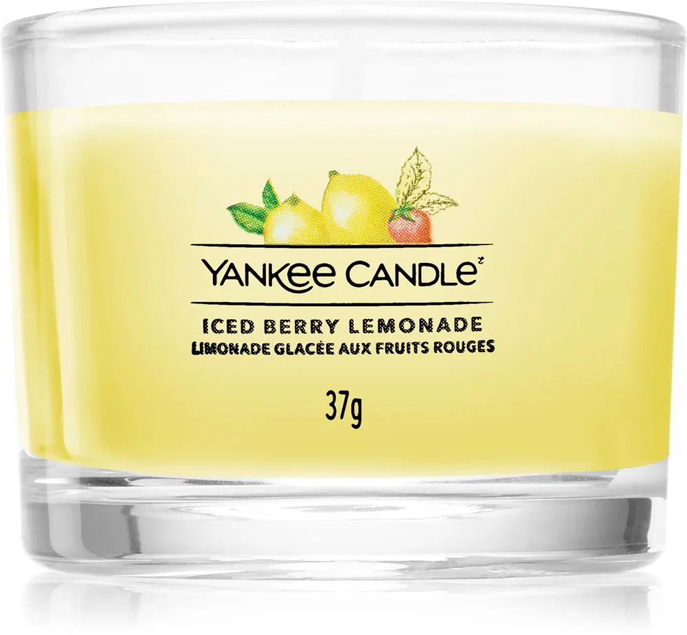 Iced Berry Lemonade vela votiva en vidrio 37 g