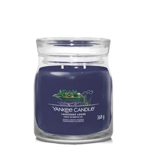 Yankee Candle Lakefront Lodge vela firma mediana 368 g