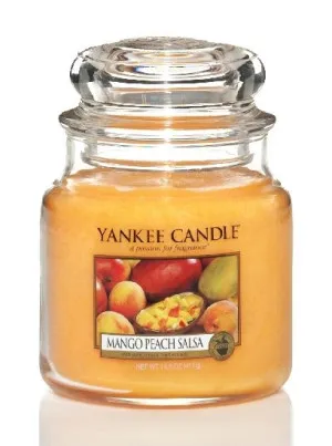 Vela perfumada Yankee Candle Mango Peach Salsa 411 g