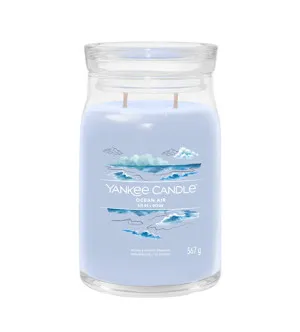 Yankee Candle Ocean Air vela de firma grande 567 g