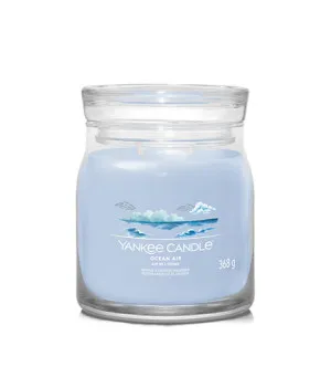 Yankee Candle Ocean Air vela de firma mediana 368 g