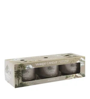 Yankee Candle Seaside Woods vela votiva en vidrio 3 x 37 g
