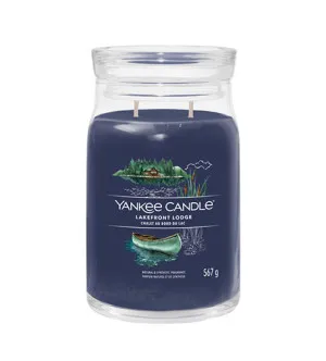 Yankee Candle Signature Lakefront Lodge vela perfumada 567 g