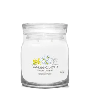 Vela Yankee Candle Signature Midnight Jasmine firma mediana 368 g