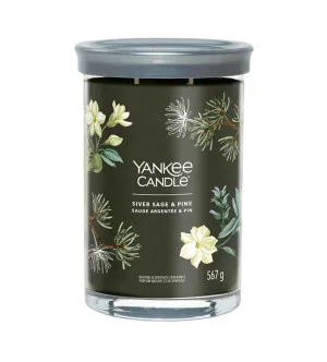 Yankee Candle Silver Sage & Pine signature tumbler grande 567 g