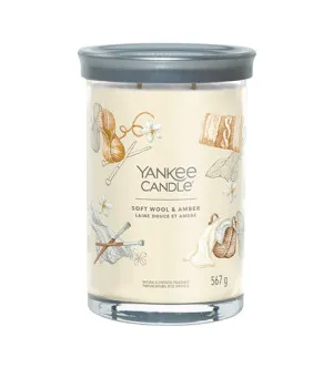 Yankee Candle Soft Wool & Amber signature tumbler grande 567 g