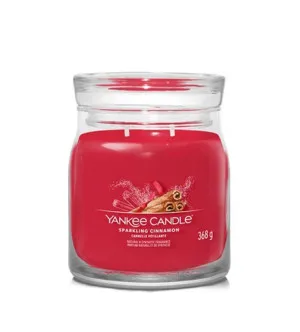 Yankee Candle Sparkling Cinnamon vela signature mediana 368 g