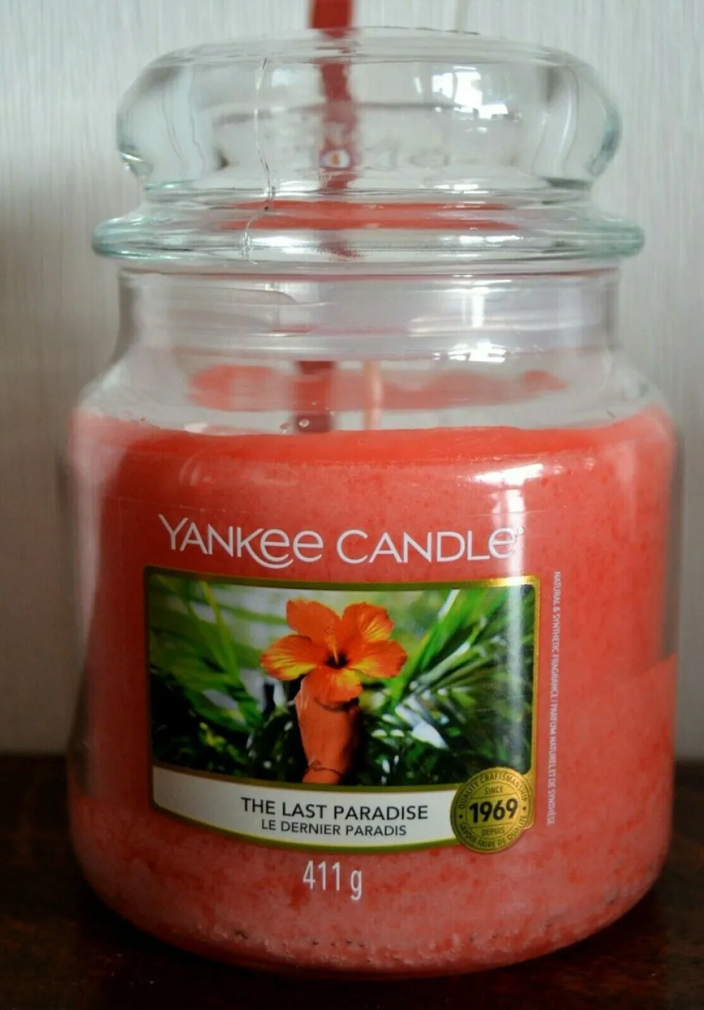 The Last Paradise vela aromática 411 g