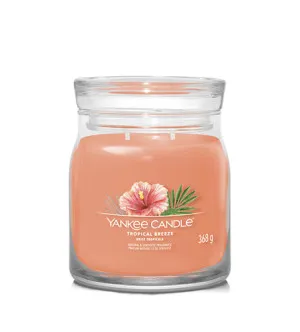 Yankee Candle Tropical Breeze signature vela mediana 368 g