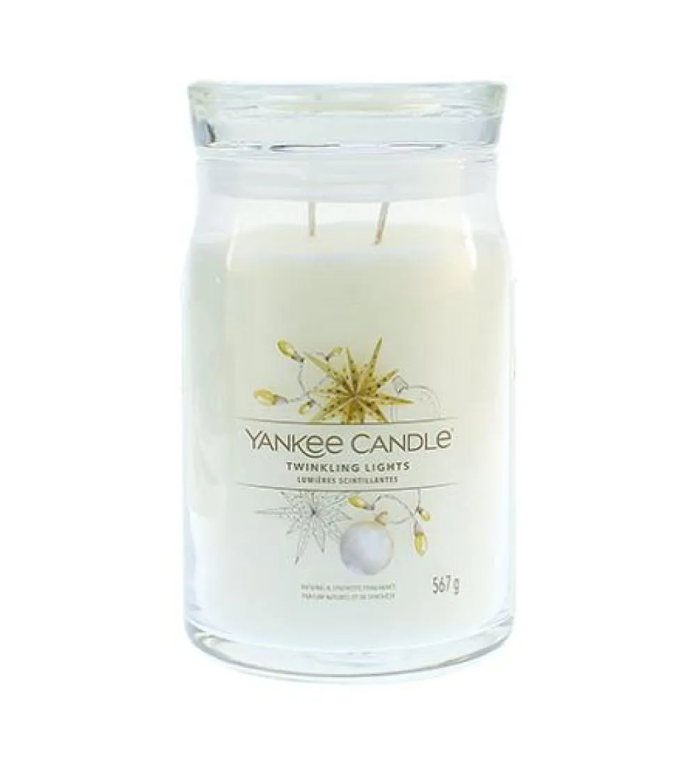 Twinkling Lights signature vela grande 567 g