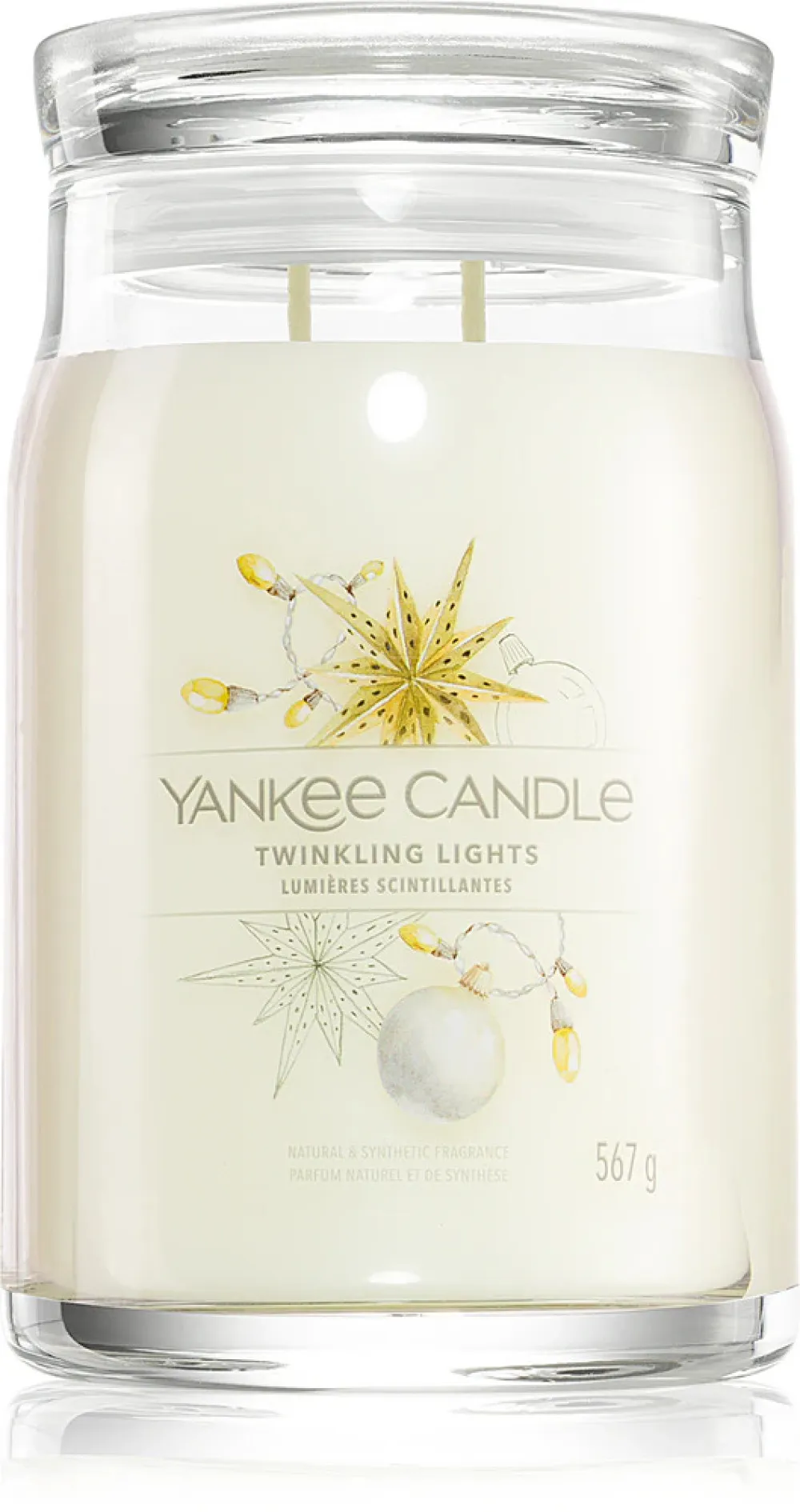 Twinkling Lights signature vela grande 567 g