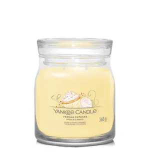 Yankee Candle Vela de firma Vanilla Cupcake mediana 368 g