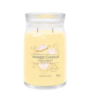 Yankee Candle Vanilla Cupcake vela de firma grande 567 g