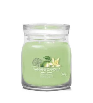 Yankee Candle Vanilla Lime vela signature mediana 368 g