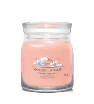Yankee Candle Watercolour Skies Signature vela aromática 368 g