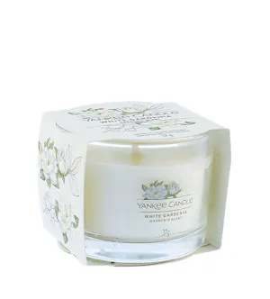 Yankee Candle White Gardenia vela votiva en vidrio 37 g