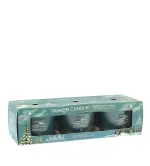 Vela votiva en vaso Yankee Candle Winter Night Stars 3 x 37 g 3x37 g