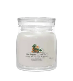 Yankee Candle Woodland Weekend Memories signature vela mediana 368 g