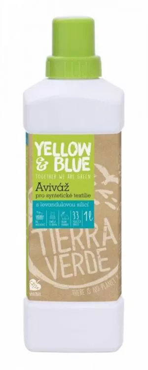 Tierra Verde Suavizante de lavanda (1 l) - para suavizar la ropa sintética