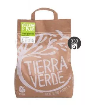 Tierra Verde Polvo para lavar ropa blanca y pañales de tela - INNOVACIÓN (bolsa de papel de 5 kg)