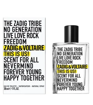 Zadig & Voltaire This Is Us! agua de tocador unisex 30 ml