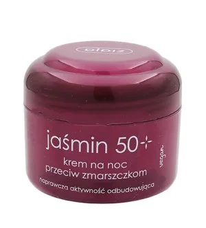 Ziaja Jasmine Night Skin Cream 50+ crema de noche antiarrugas 50+ 50 ml