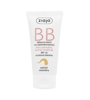 Ziaja BB Cream para piel normal, seca y sensible BB Cream para piel normal y seca SPF 15 Natural