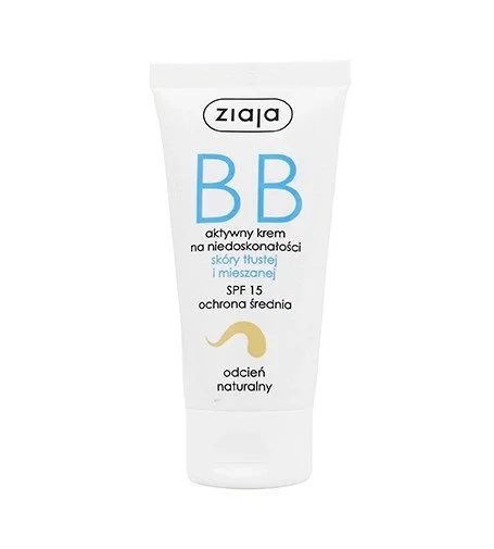 BB Cream piel grasa y mixta BB Cream para piel grasa y mixta SPF 15 Natural 50 ml