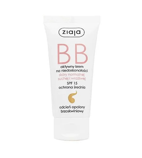BB Cream para piel normal, seca y sensible BB Cream para piel normal y seca SPF 15 Oscuro 50 ml