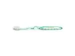 Nano-b Cepillo de dientes verde con cepillo de dientes rosa - mediano