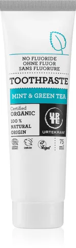 Urtekram Pasta de dientes de té verde y menta 75ml BIO, VEG