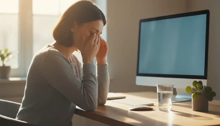 # Dolor detrás del ojo relacionado con las pantallas y qué hacer al respecto