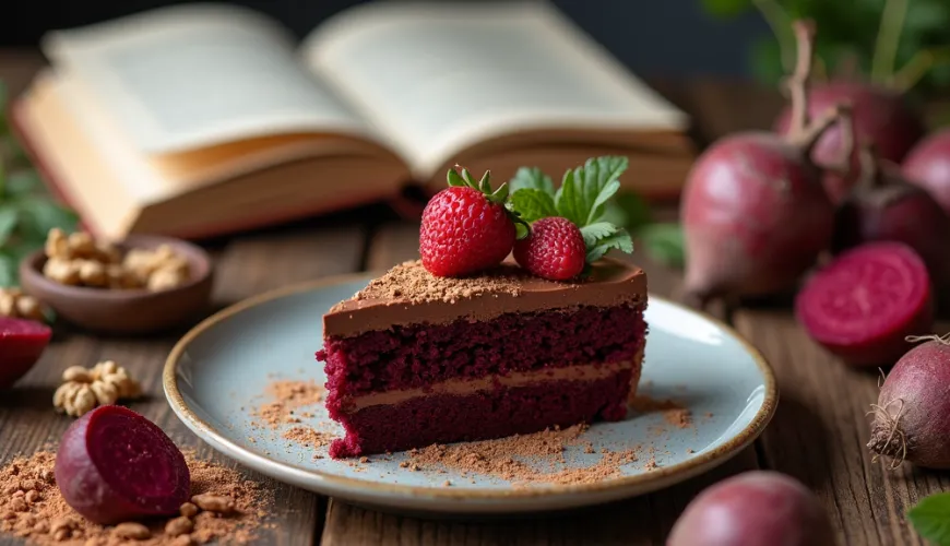 Pastel de remolacha como una opción más saludable para tu postre