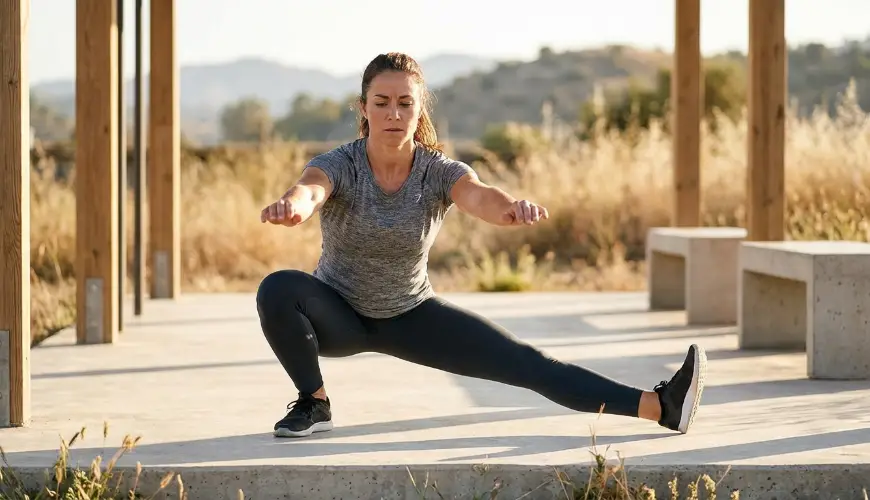 El squat cosaco ejercita las caderas mejor que la mayoría de las sentadillas