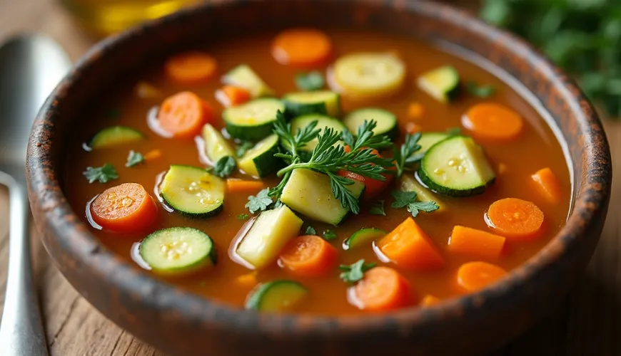 Receta de sopa dietética para el estómago que deleitará tus sentidos