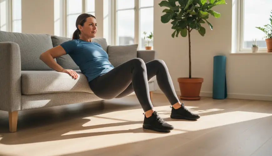 # Hip thrust na gauči jako domácí trénink pro silné hýždě
