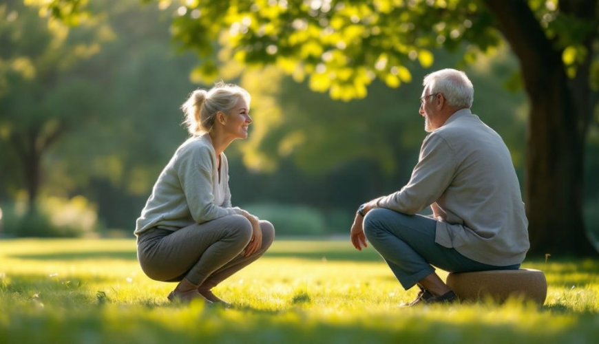 La sentadilla profunda es un movimiento natural que puede apoyar tanto la movilidad como la estabili