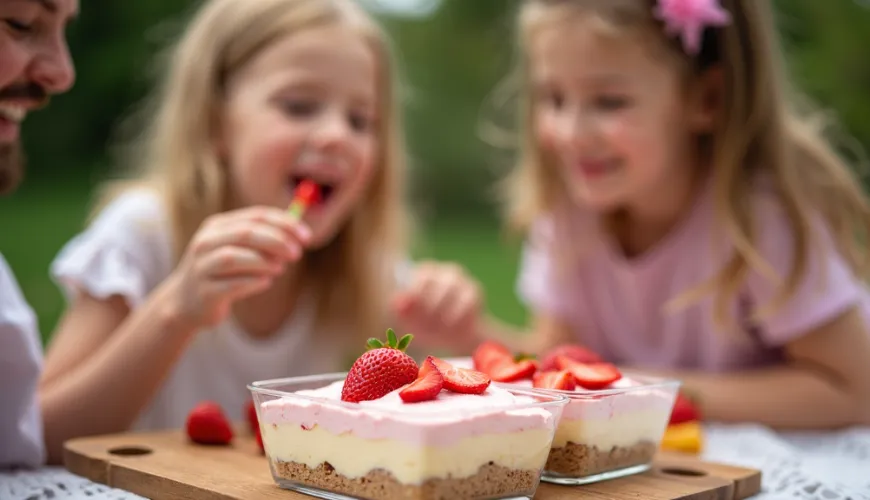 El tiramisú de fresa es una variante ligera que debes probar.
