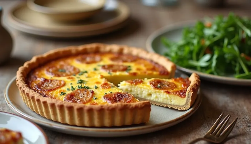Cómo preparar una tarta de cebolla francesa que te encantará