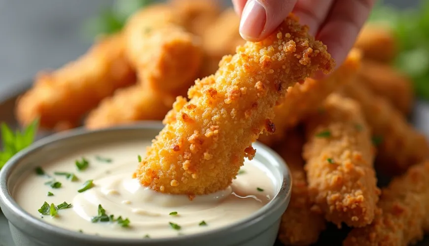 Cómo hacer tiras de pollo de manera saludable y sabrosa sin grasa
