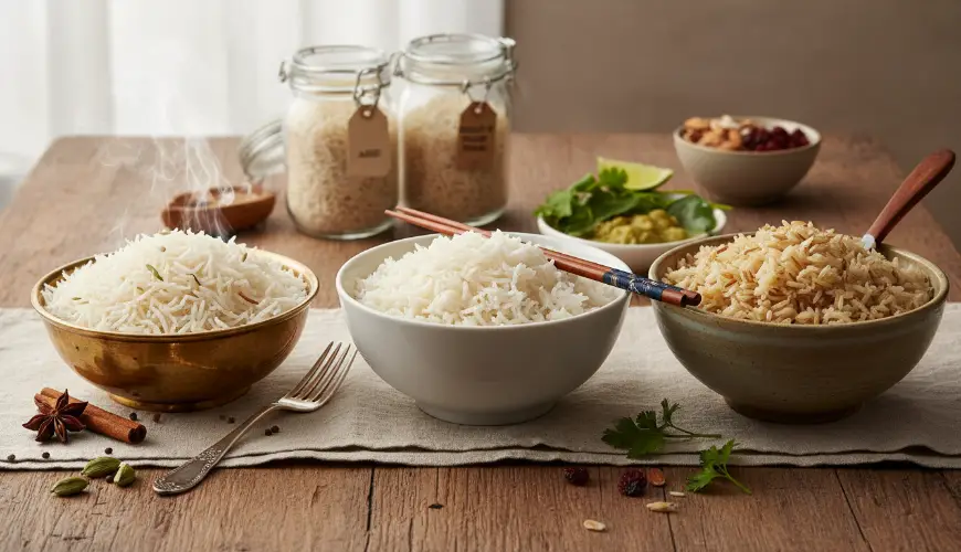 # Jak uvařit dokonalou rýži

## Ingredience

- 1 šálek bílé rýže
- 2 šálky vody
- ½ lžičky soli
- 1 