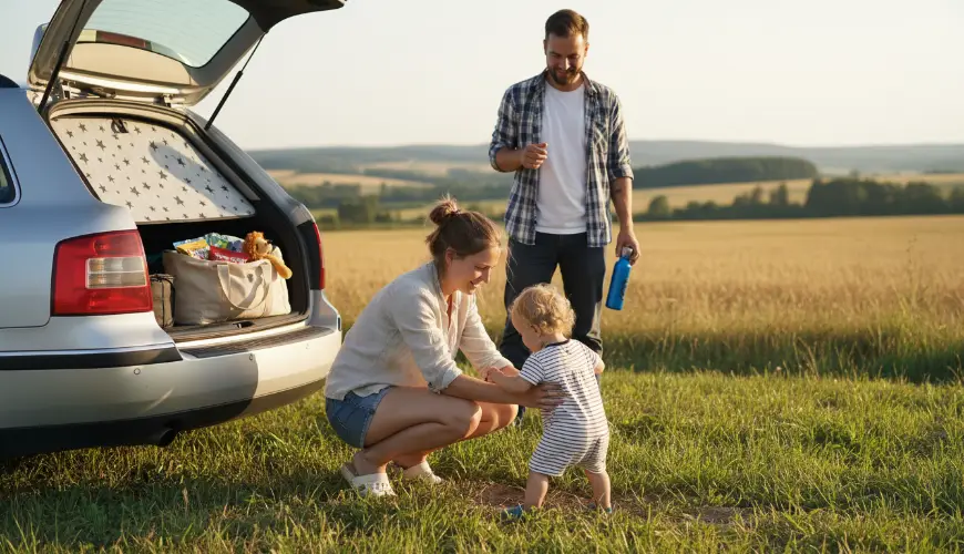 # Jak zvládnout cestování autem s malým dítětem bez estrés

# Cómo viajar en coche con un bebé sin e