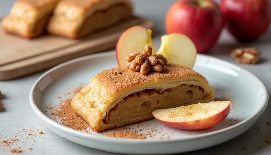 El relleno de nuez simple es la clave para la repostería tradicional.